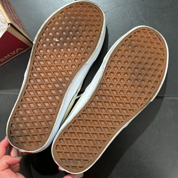 🇯🇵 WOMENS VANS AUTHENTIC CANVAS SHOES WHITE - Picture 3 of 5